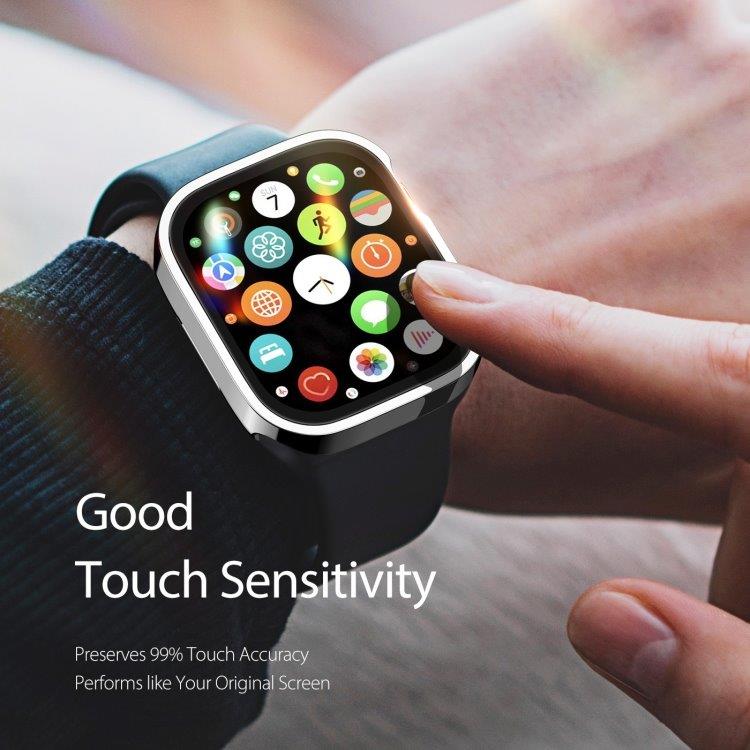 Näytönsuoja Apple Watch Series 7 41mm - Hopea