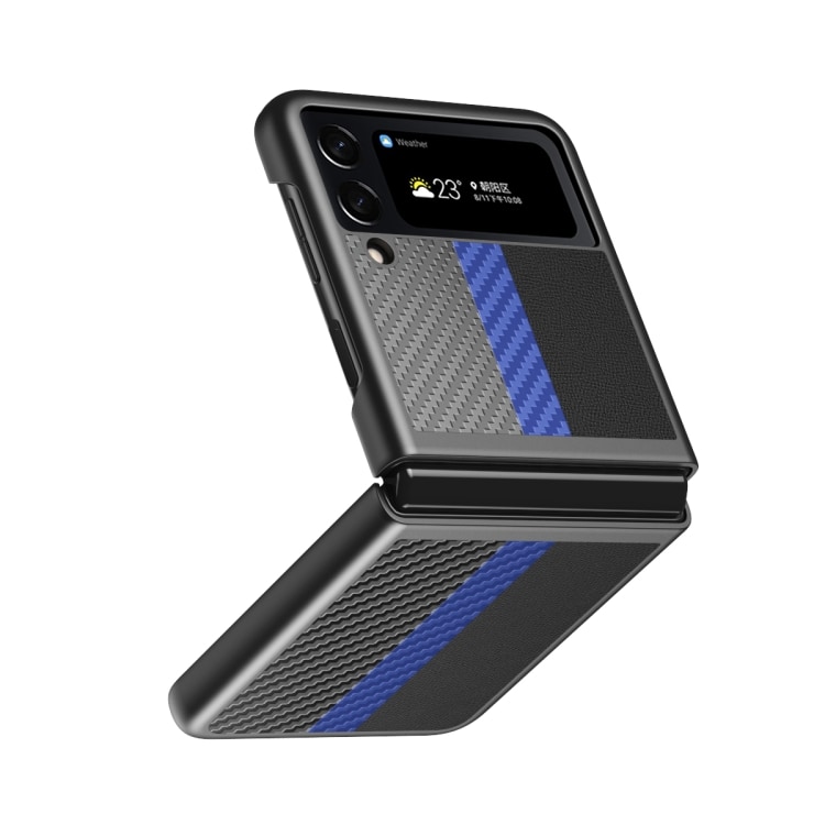 Takakansi Samsung Galaxy Z Flip4 - Musta/Sininen