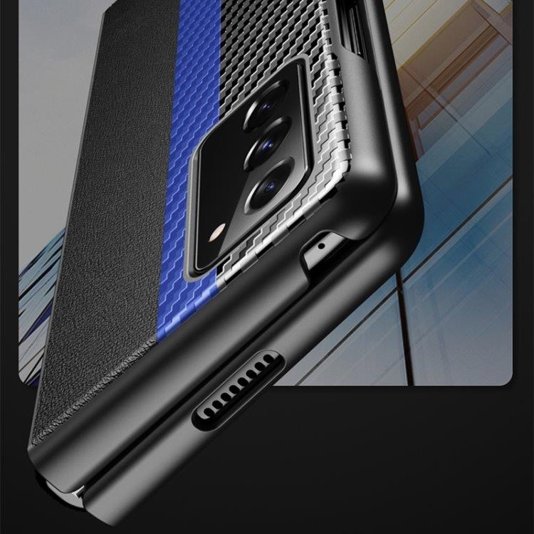 Flip kuori Samsung Galaxy Z Fold2 5G - Musta/sininen