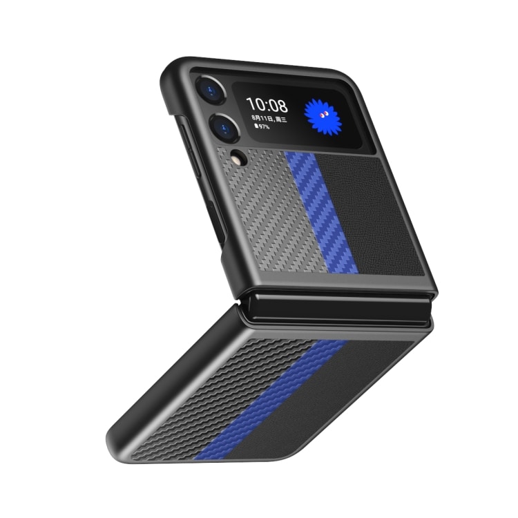 Takakansi Samsung Galaxy Z Flip3 5G - Musta/sininen