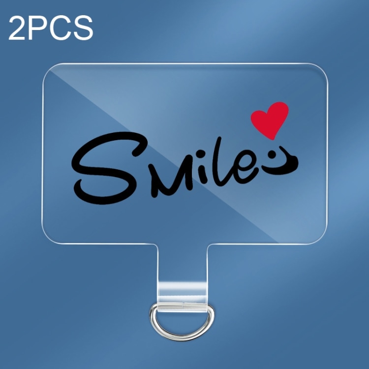 Kiinnitys matkapuhelimen kantohihnalle  - Smile 2-pakkaus