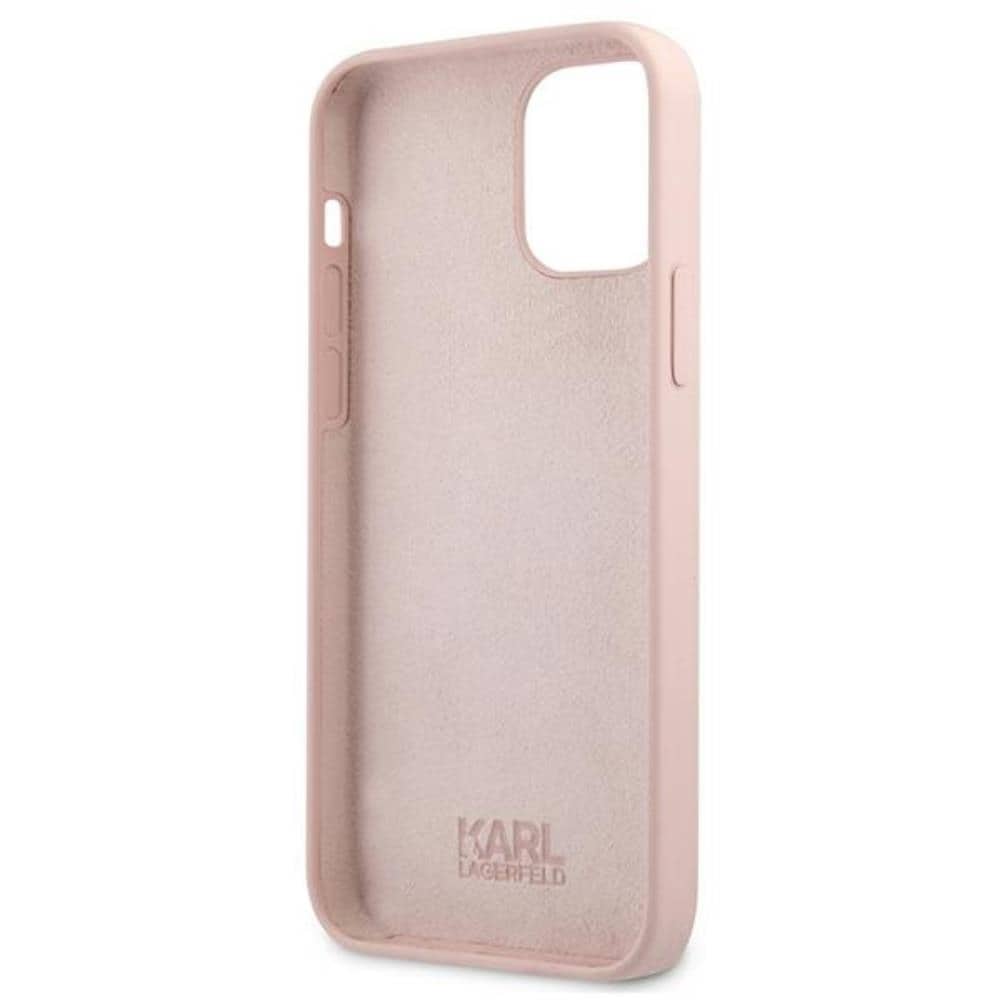 Karl Lagerfeld kuori iPhone 12 Mini 5,4" - Pinkki