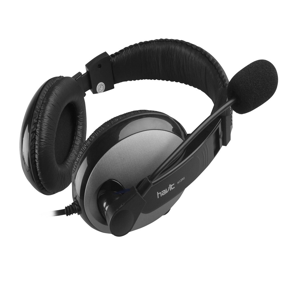 HAVIT H139d on-ear kuulokkeet mikrofonilla - Harmaa
