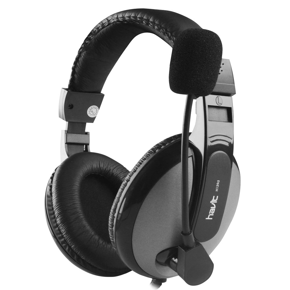 HAVIT H139d on-ear kuulokkeet mikrofonilla - Harmaa