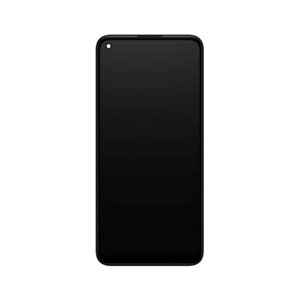 LCD-näyttö + kosketuspaneeli Samsung Galaxy A11 - Musta kehys