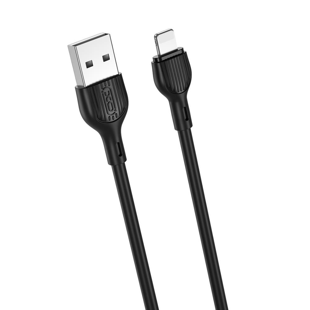 XO USB - iPhone 2,0m 2.1A - Musta