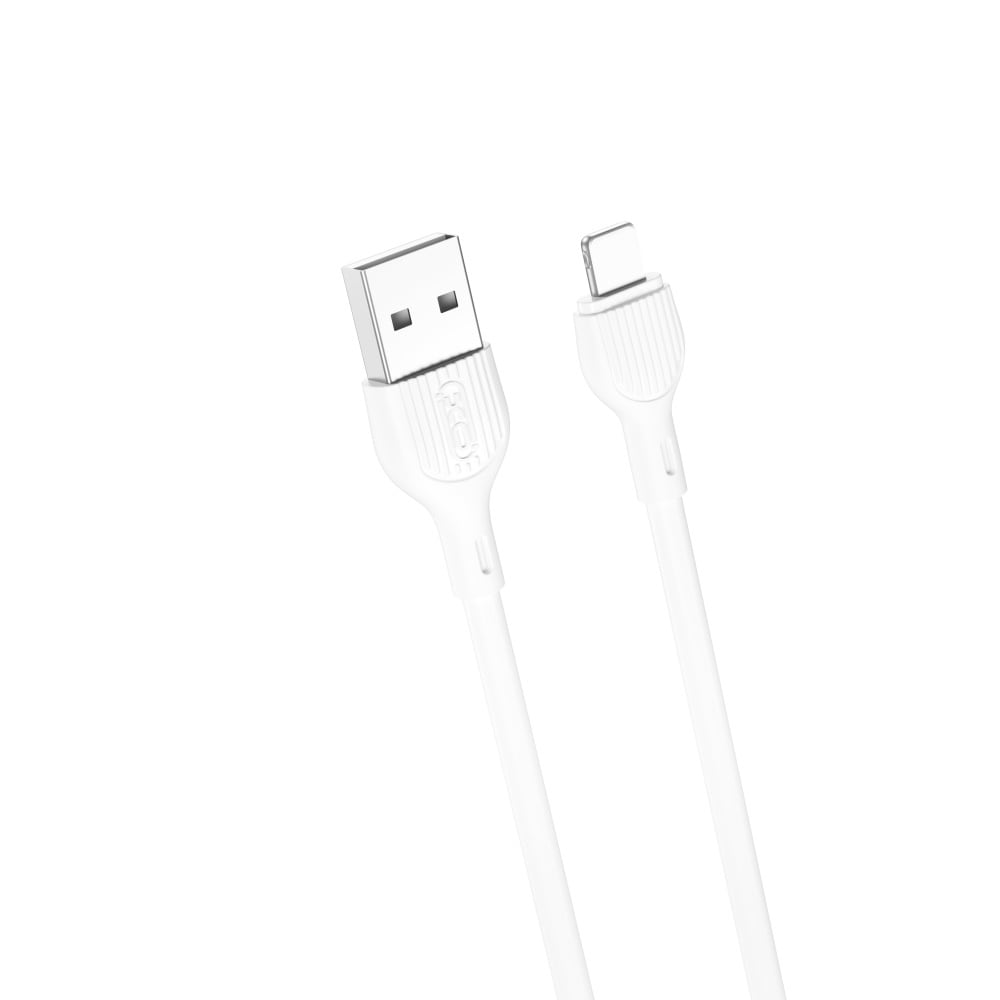 XO USB - iPhone 1,0m 2.1A - Valkoinen