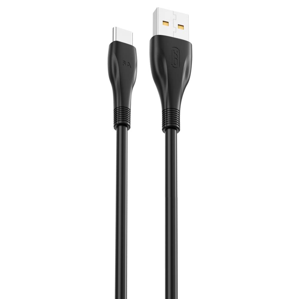 XO USB - USB-C 1,0m 6A - Musta