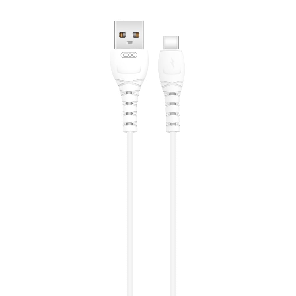 XO USB - USB-C 1,0m 3A - Valkoinen