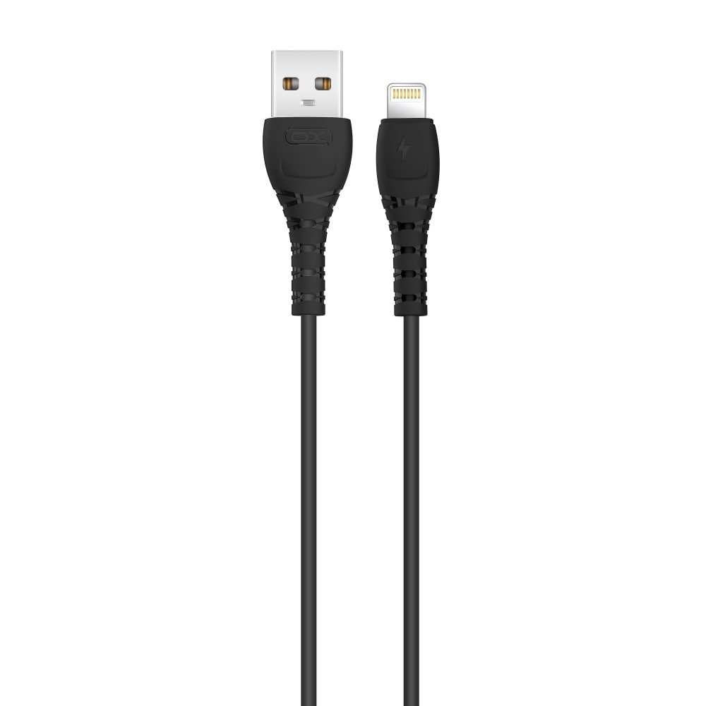 XO USB - iPhone Lightning 1,0m 3A - Musta