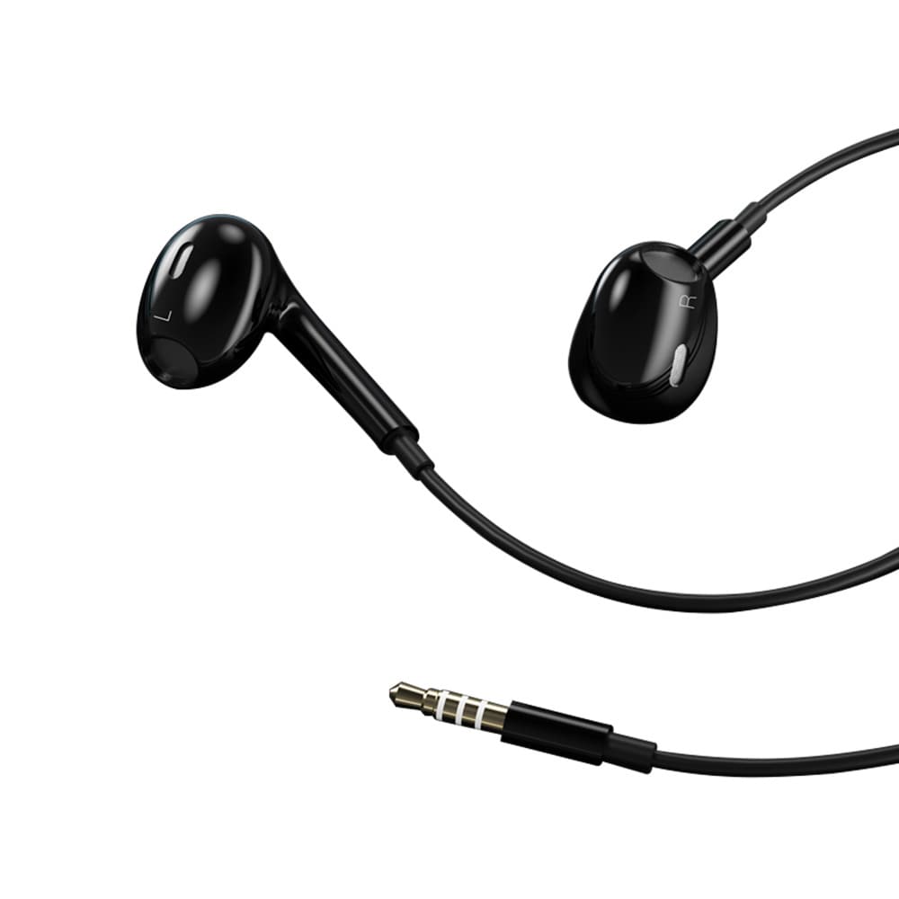 XO In-ear kuulokkeet, joissa AUX - Musta