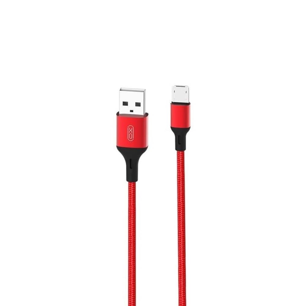 XO USB - microUSB 2,0 m 2,4A - Punainen