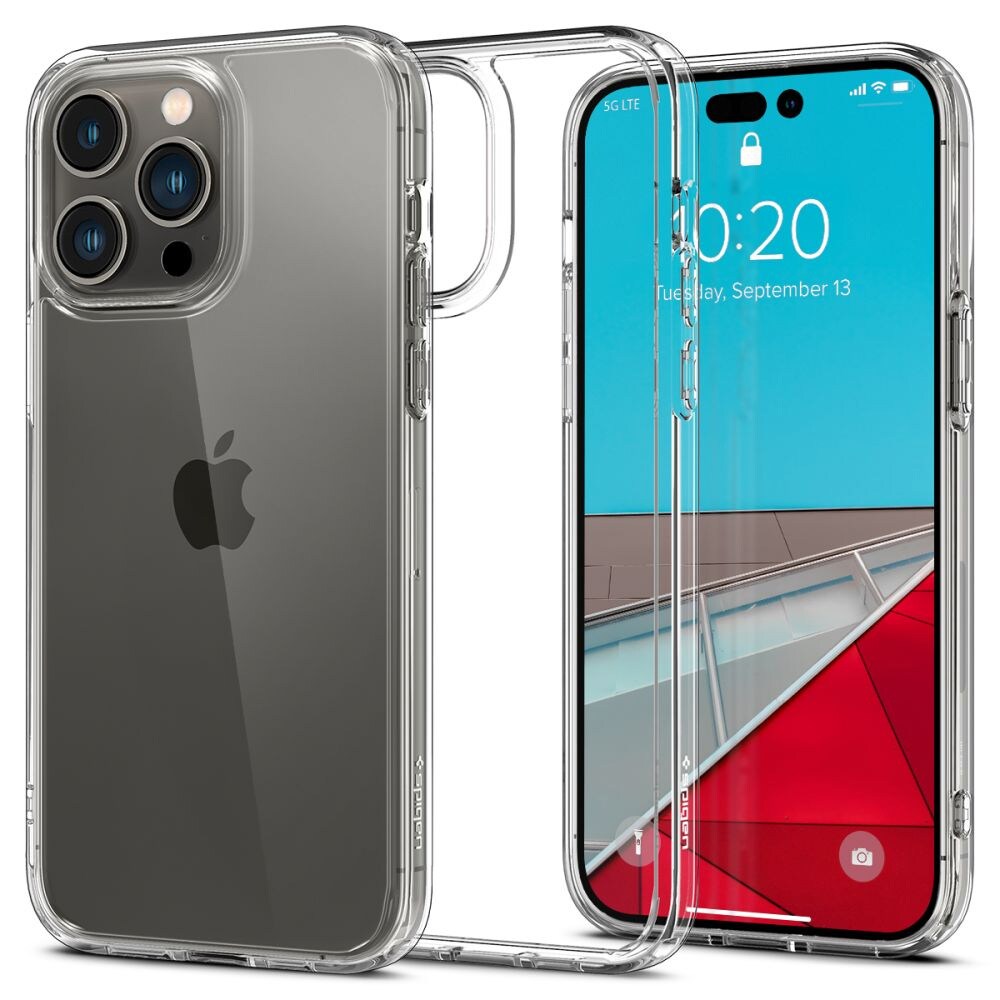 Spigen Liquid Crystal Takakansi iPhone 14 Pro Crystal Clear