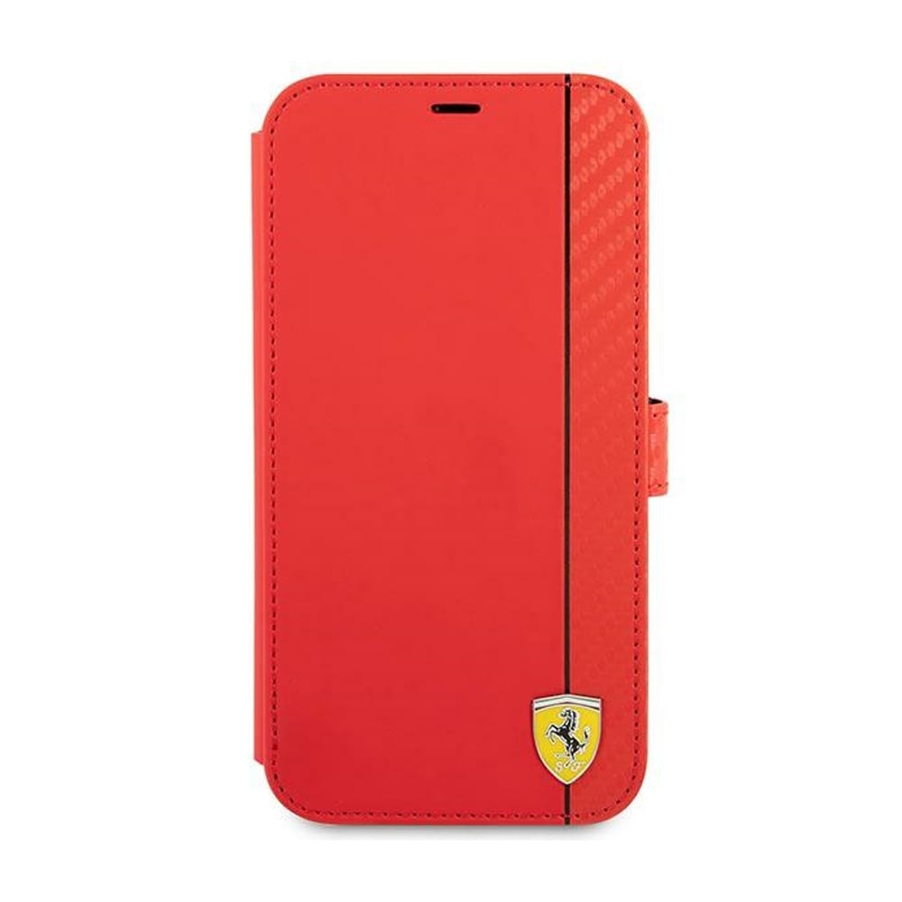 Ferrari Flip kotelo iPhone 13 / 13 Pro - Punainen