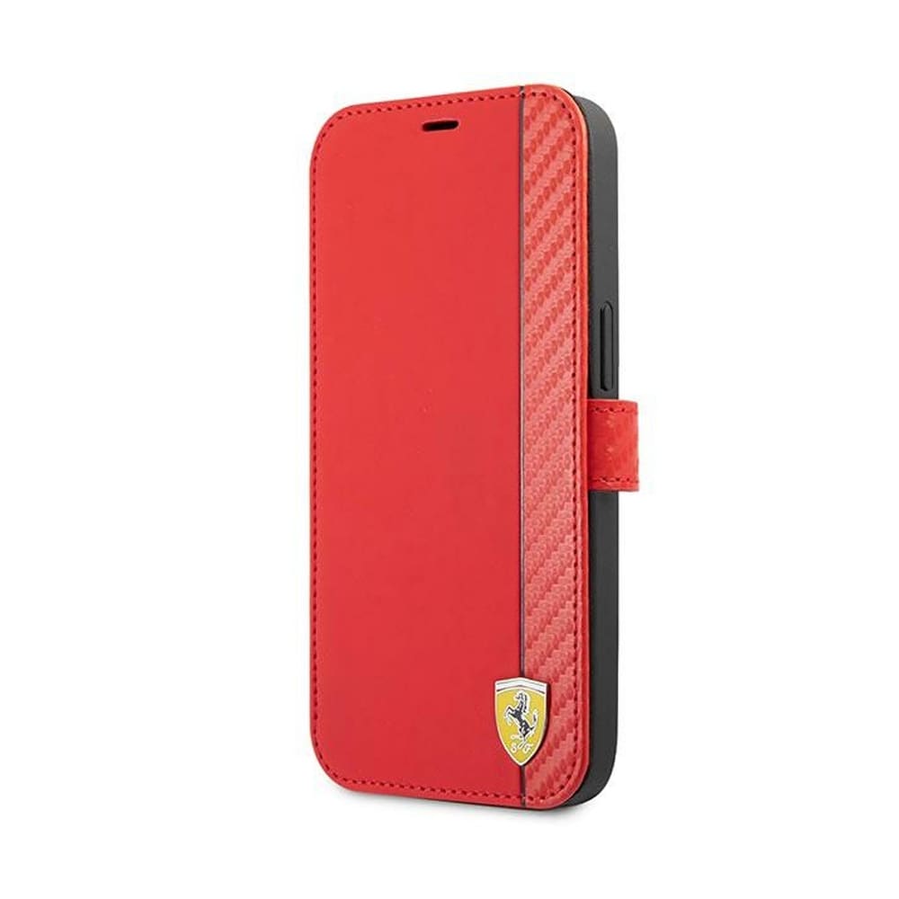Ferrari Flip kotelo iPhone 13 Mini - Punainen