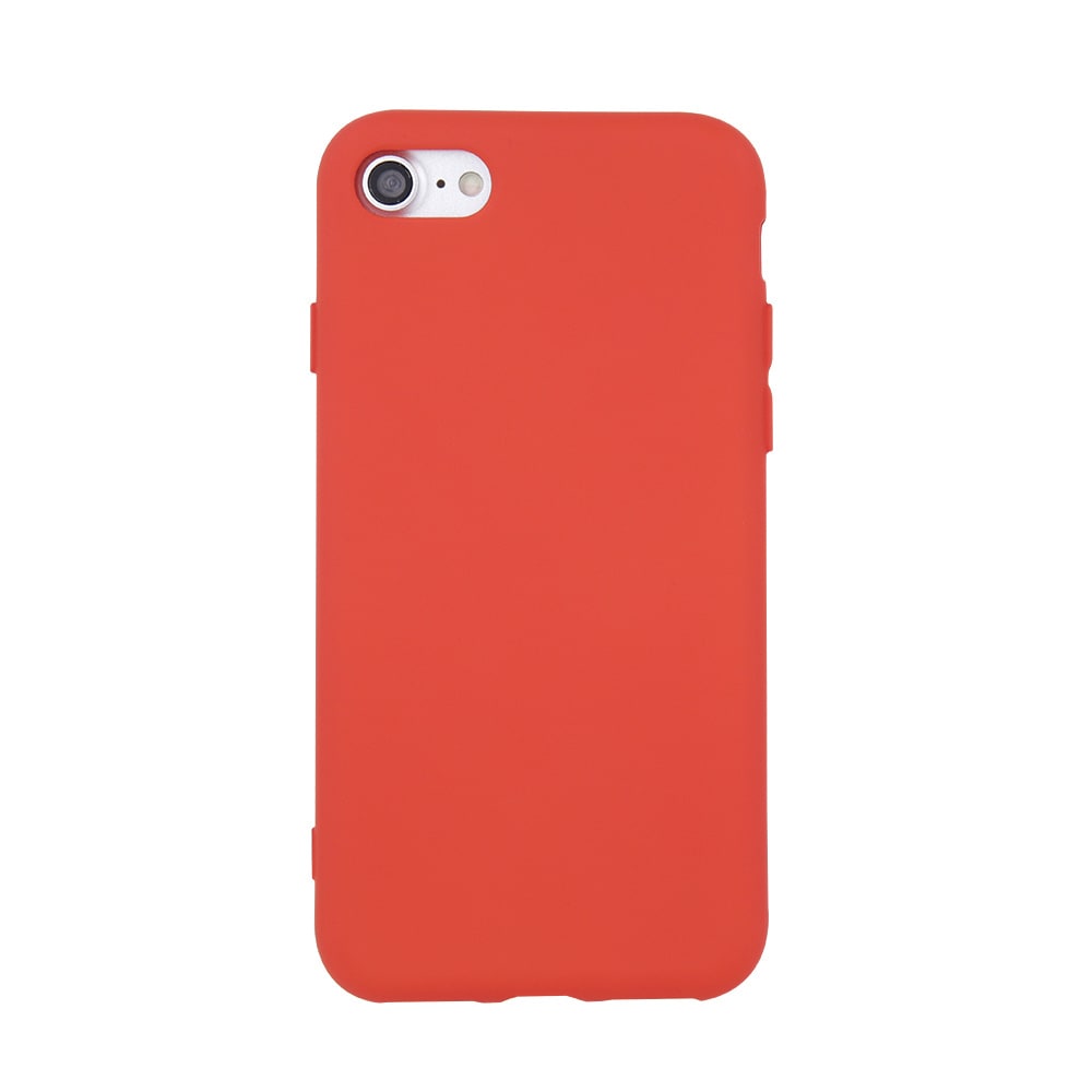Silikonikuori iPhone 14 Plus  - Punainen