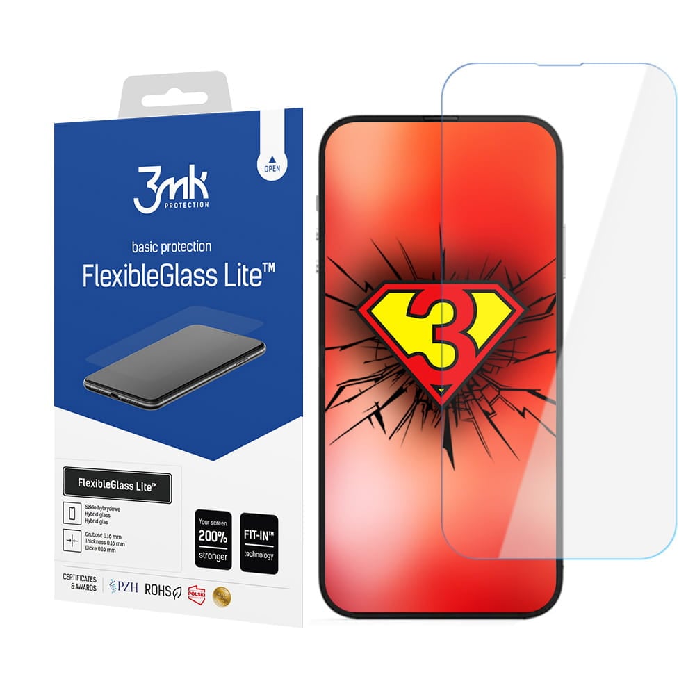 3mk Näytönsuoja FlexibleGlass Lite Phone 14 / 14 Pro