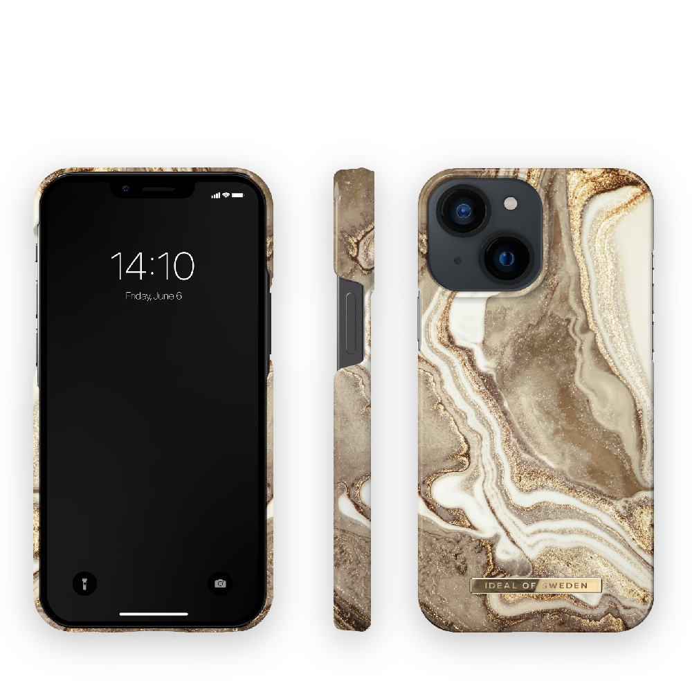 IDEAL OF SWEDEN Mobilskal Golden Sand Marble för iPhone 13 mini