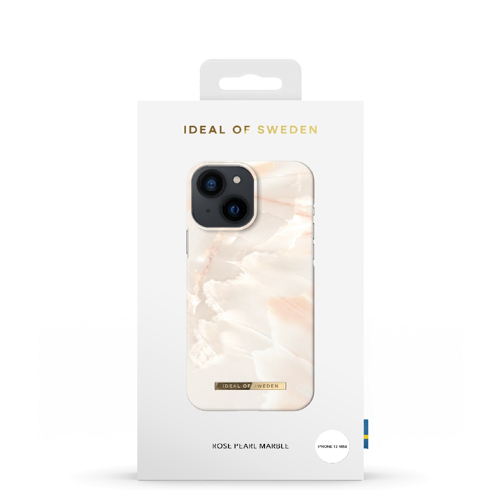 IDEAL OF SWEDEN Matkapuhelimen kansi Rose Pearl Marble mallille iPhone 13 mini