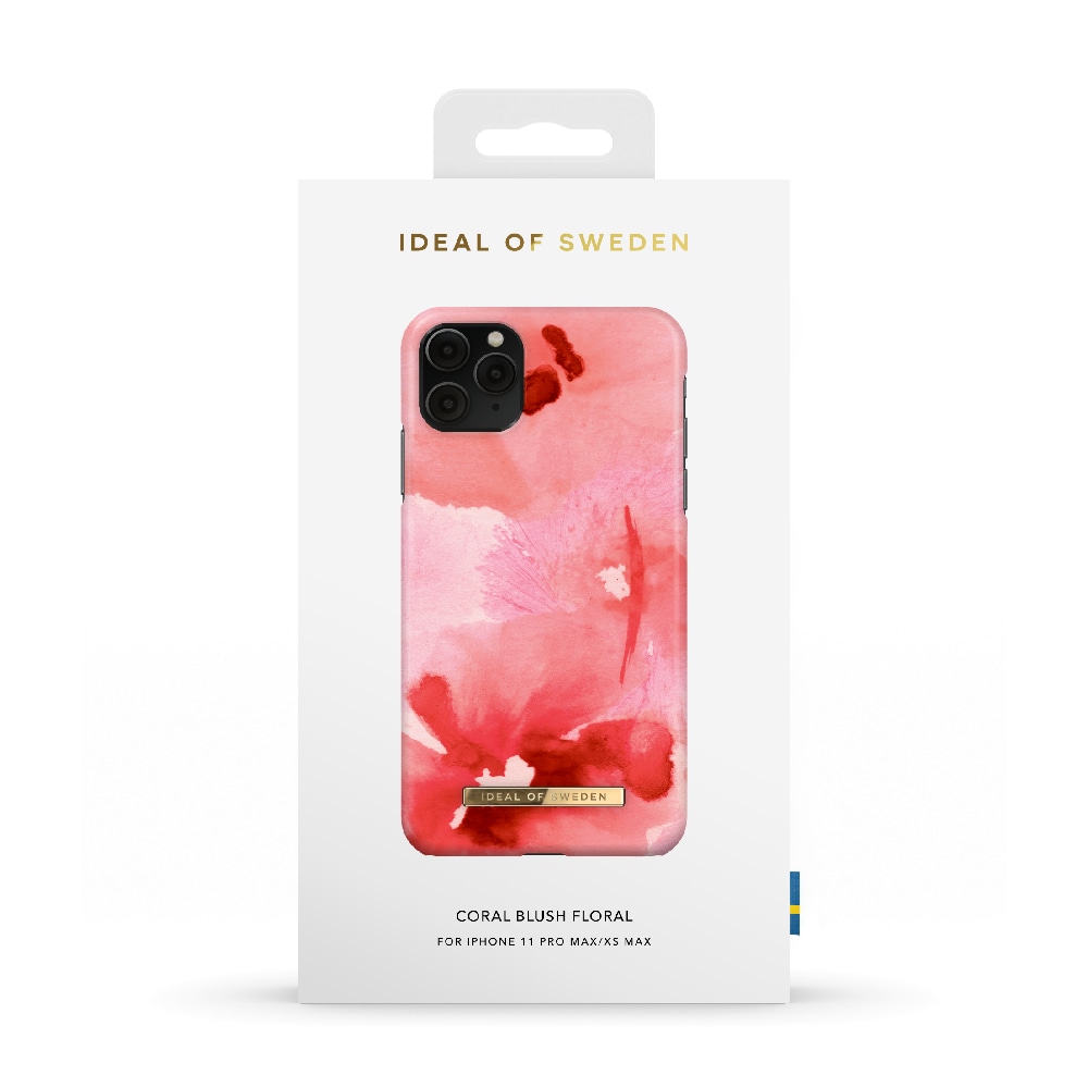 IDEAL OF SWEDEN Matkapuhelimen kansi Coral Blush Floral mallille iPhone 11 Pro Max/XS Max