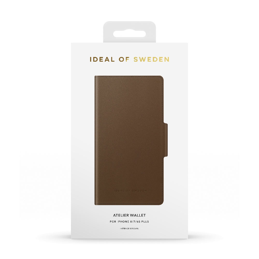 IDEAL OF SWEDEN Lompakkokotelo Intense Brown mallille iPhone 8/7/6/6s Plus