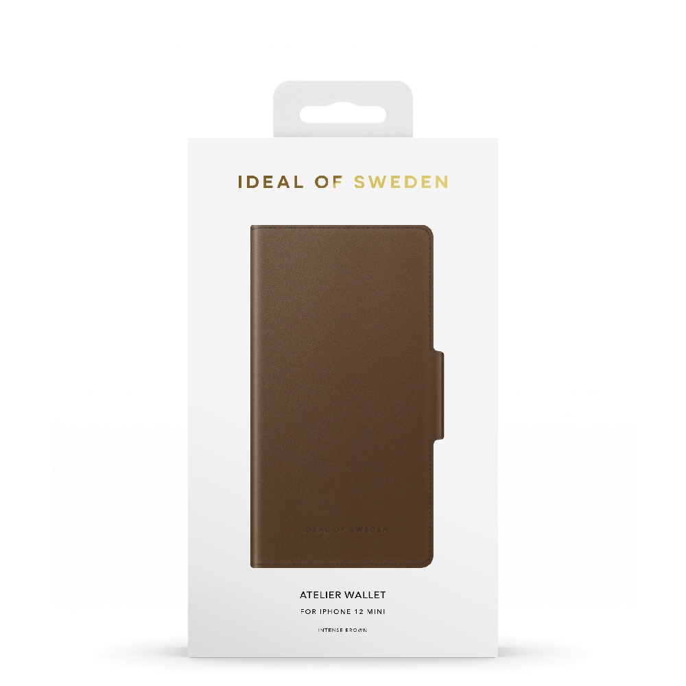 iDeal Of Sweden Lompakkotelo Intense Brown mallille iPhone 12 mini