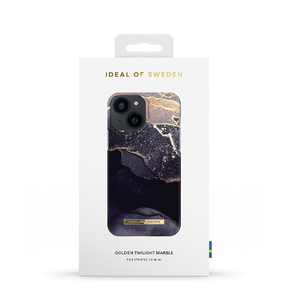 IDEAL OF SWEDEN Matkapuhelimen kansi Golden Twilight Marble mallille iPhone 13 mini