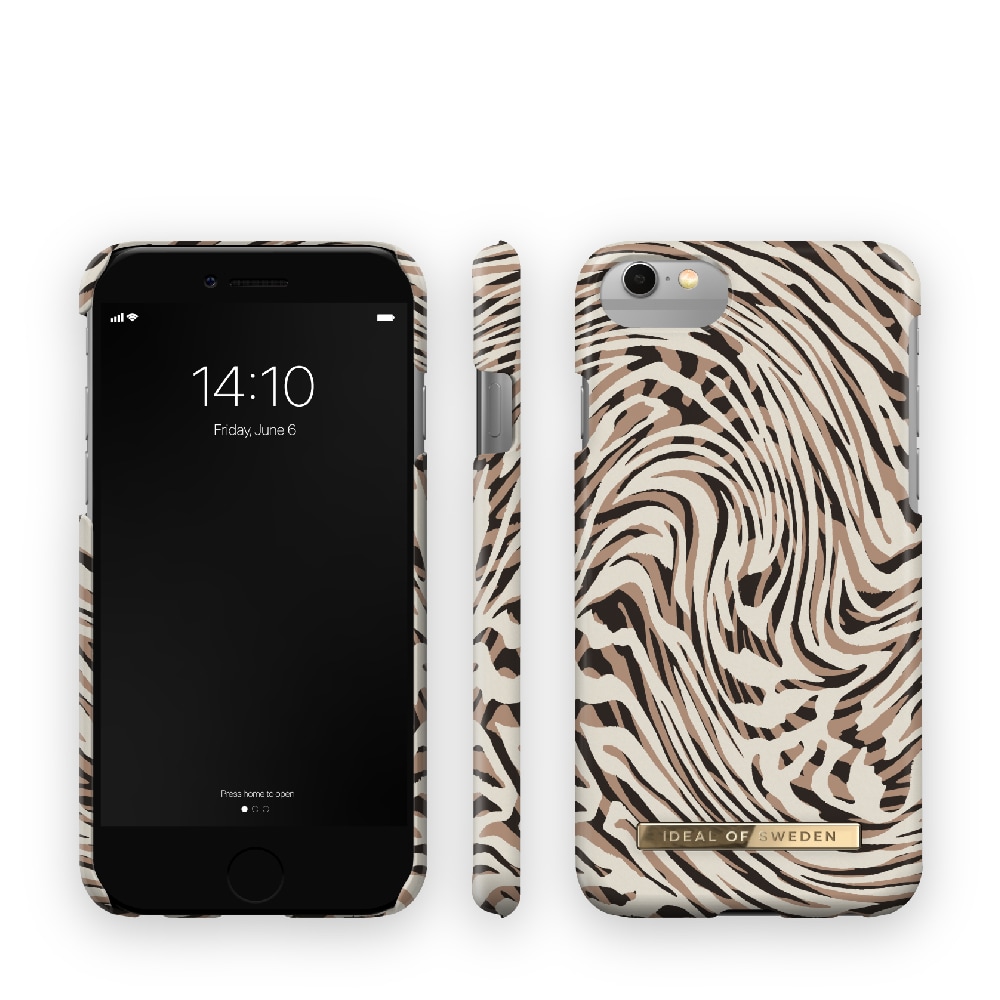IDEAL OF SWEDEN Matkapuhelimen kansi Hypnotic Zebra mallille iPhone SE/8/7/6/6s