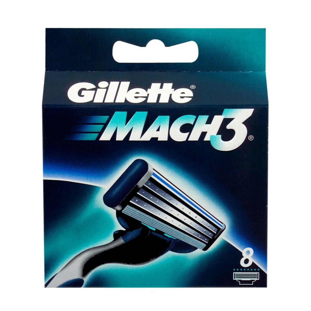 Gillette Mach3 Vaihtoterät 8-pakkaus