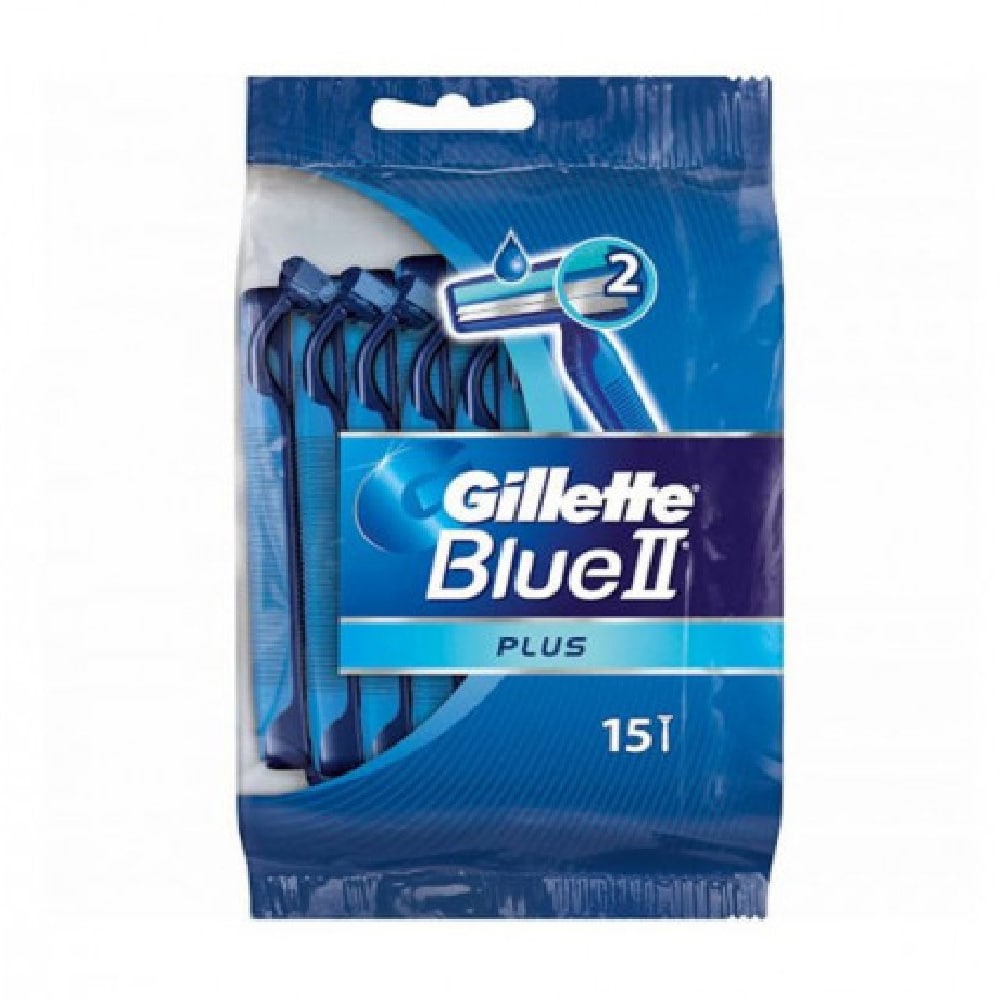 Gillette Blue II Plus Kertakäyttöhöylät 15-pakkaus