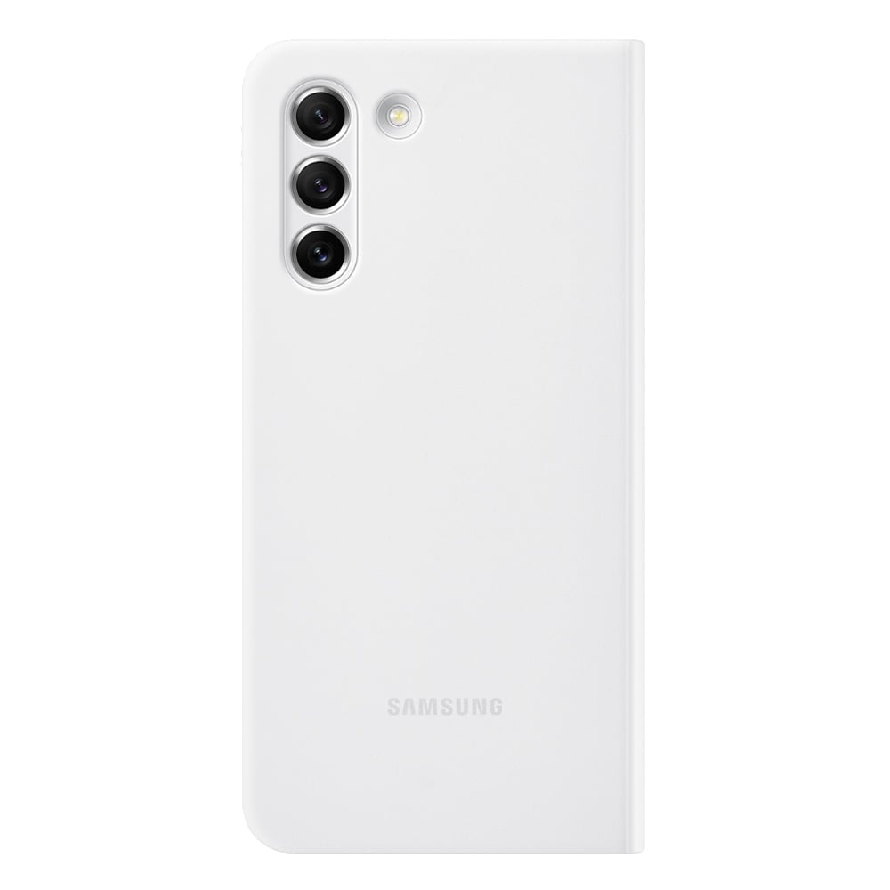 Samsung Smart Clear View Cover EF-ZG990 Galaxy S21 FE - Valkoinen