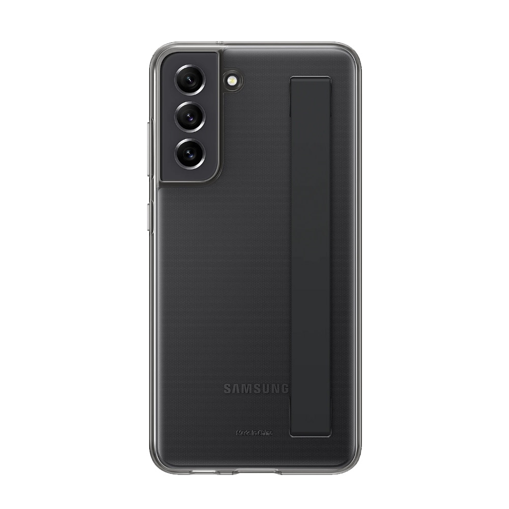 Samsung Slim Strap Cover EF-XG990 Galaxy S21 FE - Musta