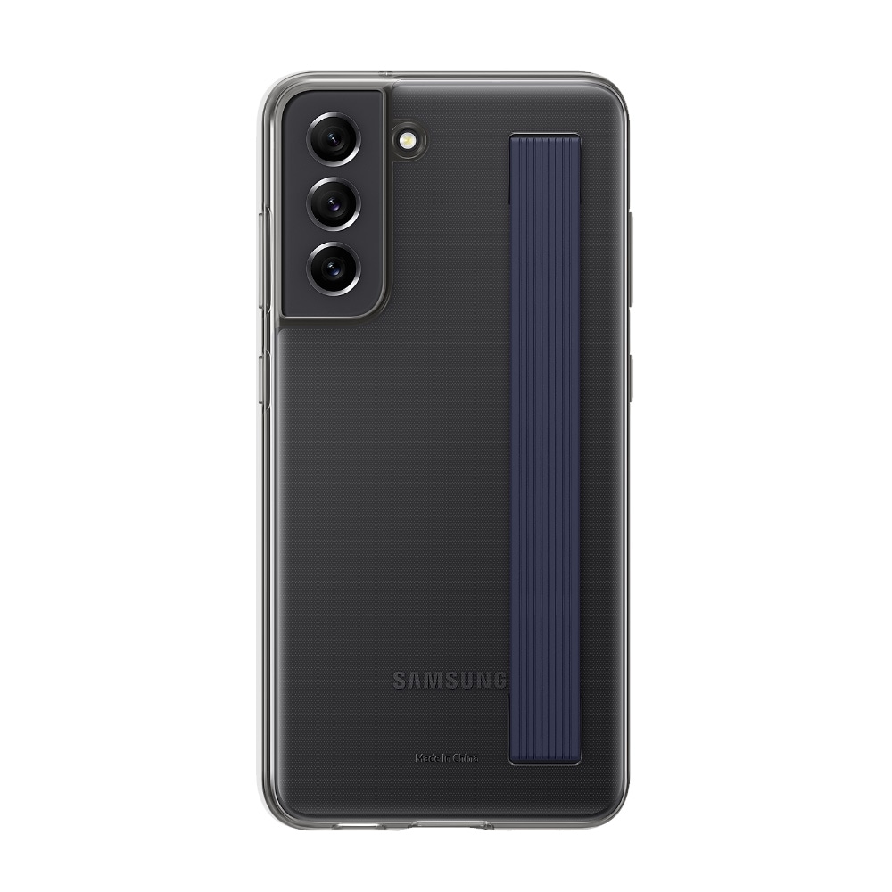 Samsung Slim Strap Cover EF-XG990 Galaxy S21 FE - Musta