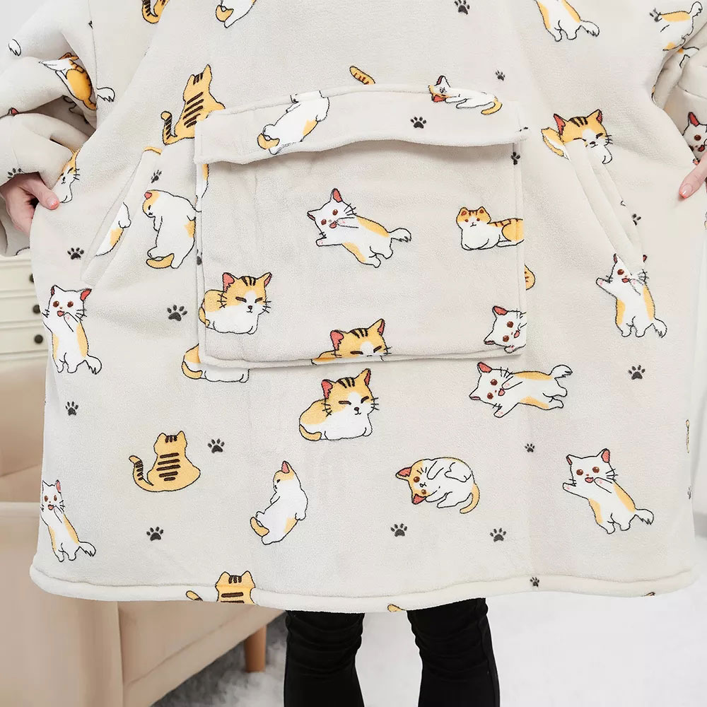Oversized hoodie - Kissat 96cm