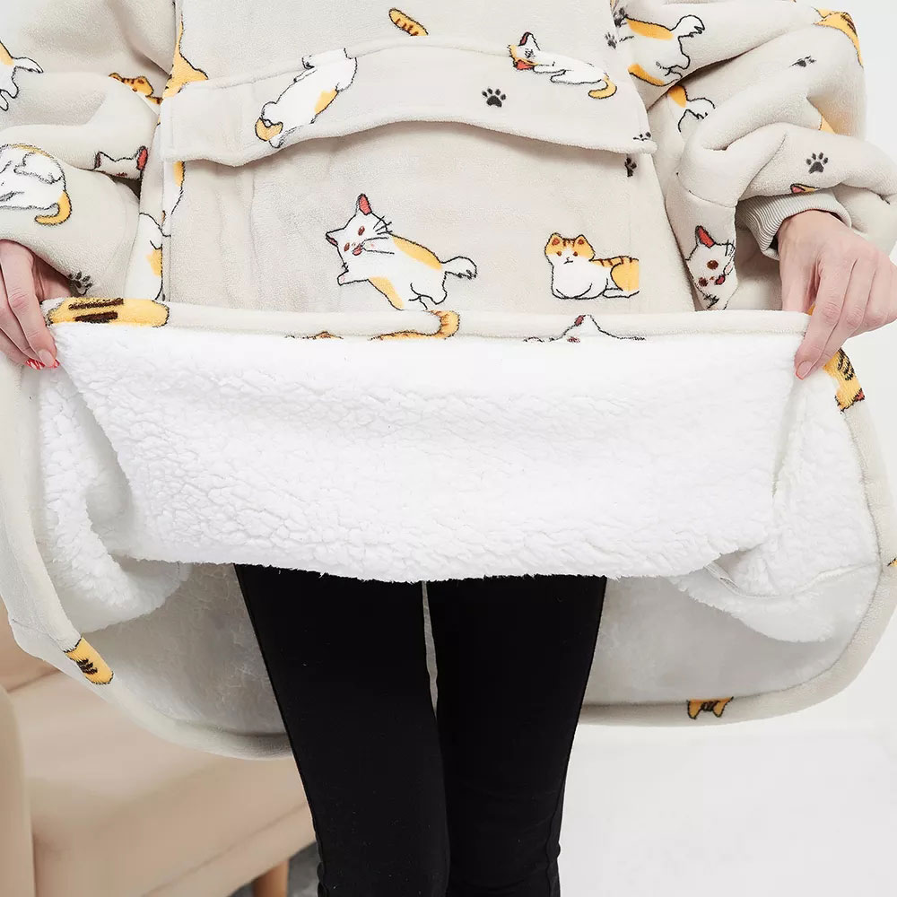 Oversized hoodie - Kissat 96cm