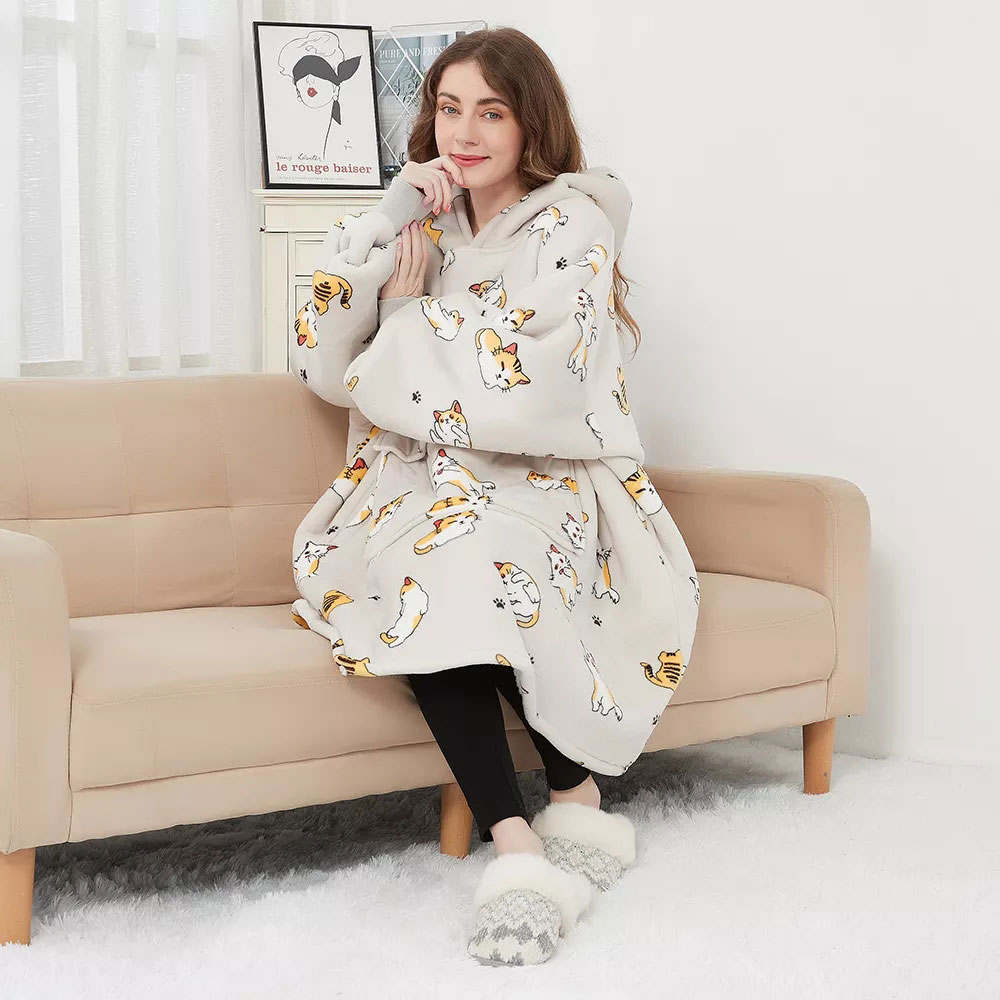 Oversized hoodie - Kissat 96cm