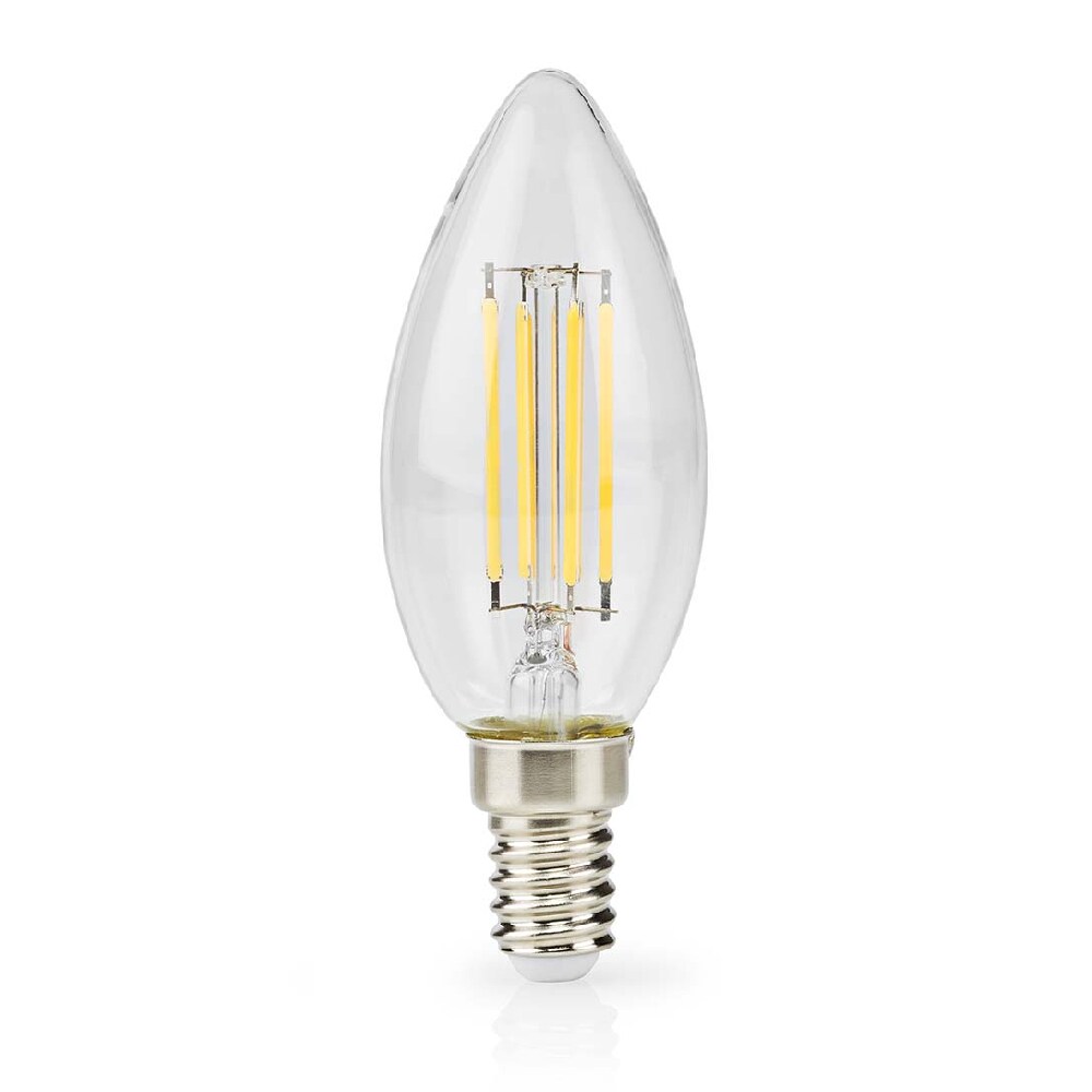Nedis Himmennettävä LED-lamppu Lämmin valkoinen E14, kynttilä, 4.5W, 470lm, 2700K
