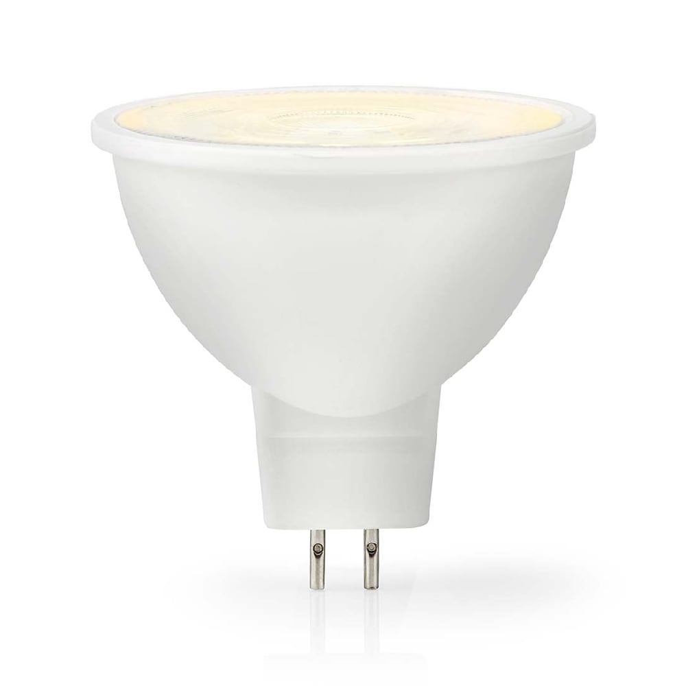Nedis Kirkas LED-lamppu Lämmin valkoinen GU5.3, spot, 5.8W, 450lm, 2700K
