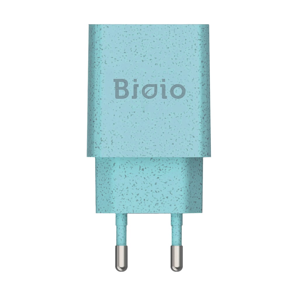 Bioio USB-laturi 1xUSB 2,4A Sinivihreä