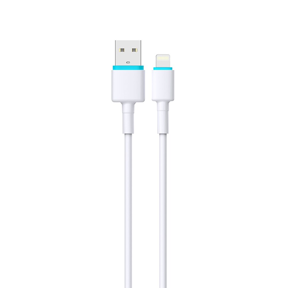 BWOO USB-kaapeli USB - Lightning 3A 1m - Valkoinen