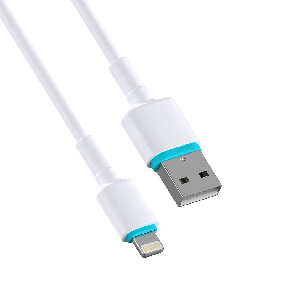 BWOO USB-kabel USB - Lightning 3A 1m Vit