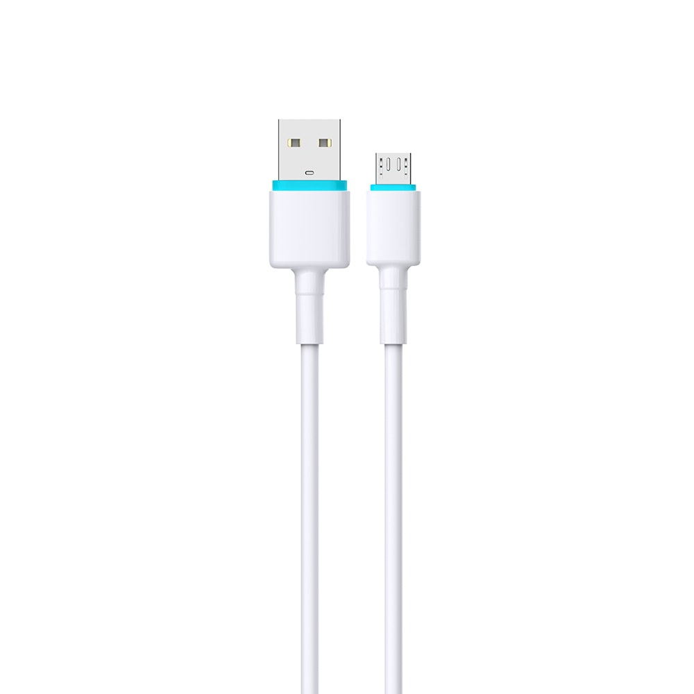 BWOO USB-kaapeli USB - microUSB 3A 1m - Valkoinen