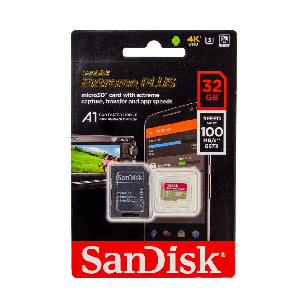 SanDisk MicroSDHC Extreme Plus 32GB SDSQXBG-032G