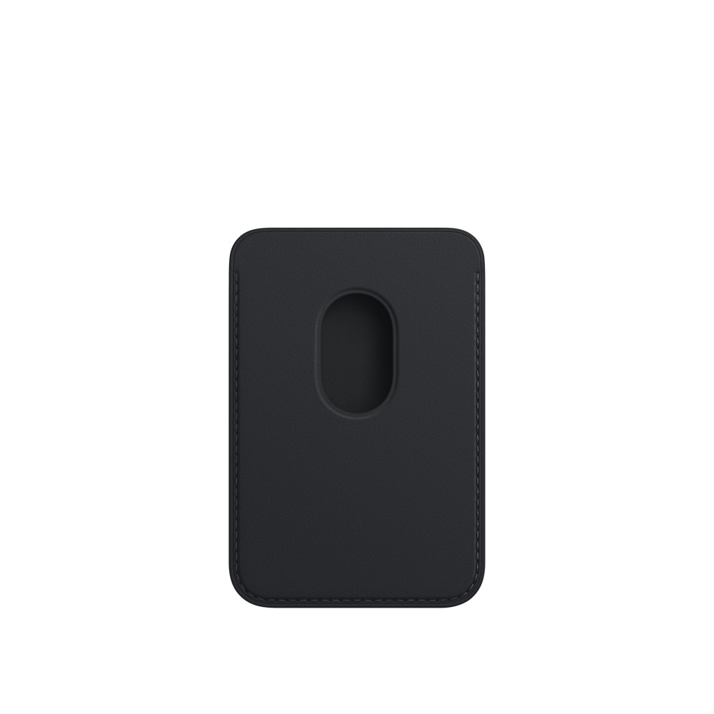 Apple iPhone Nahkalompakko MagSafella - Musta