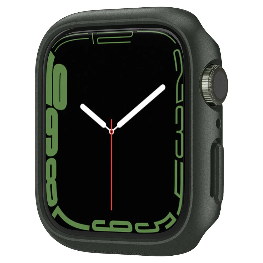 Spigen Thin Fit Suoja Apple Watch 7 45mm - Vihreä