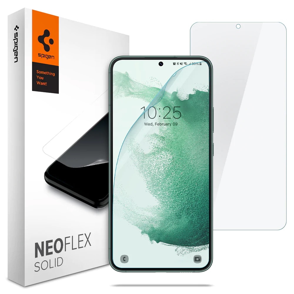 Spigen Neo Flex Solid Näytönsuoja Samsung Galaxy S22+ - 2-pakkaus