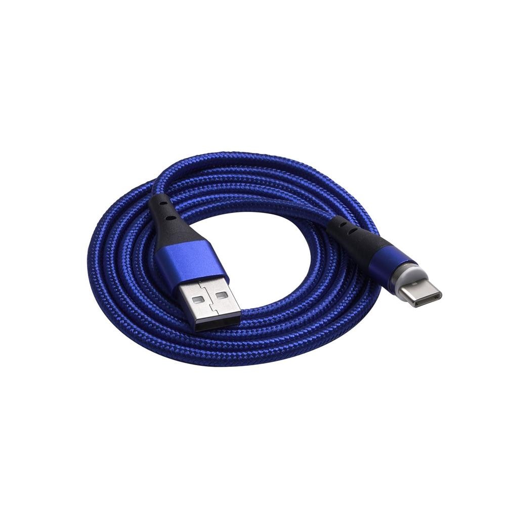 Akyga Laddningskabel USB-C - USB-C 60W 1m - Blå