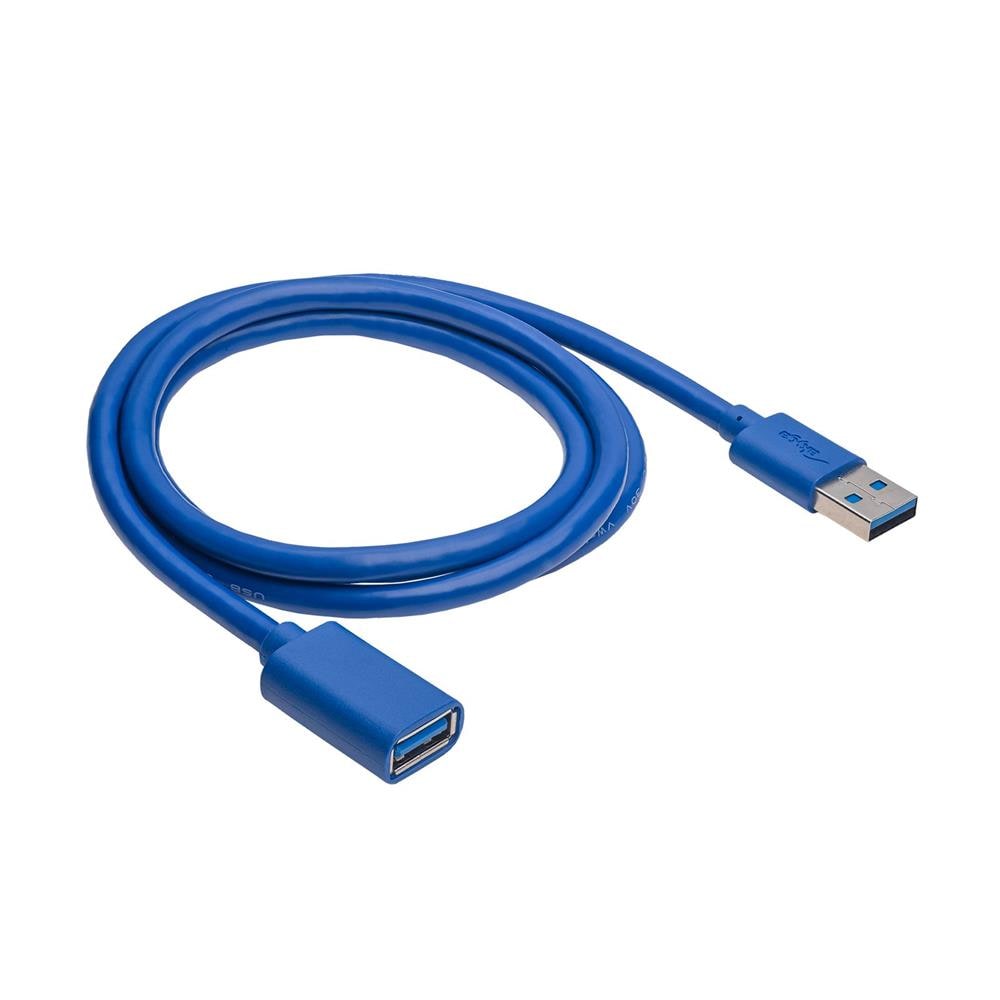 Akyga Förlängningskabel USB-A-hane - USB-A-hona 3.0 1m - Blå