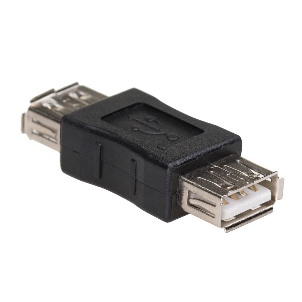 Akyga Adapter USB-A-hona - USB-A-hane 2.0 - Svart