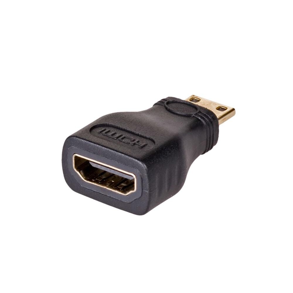 Akyga Adapteri Mini-HDMI-uros - HDMI-naaras- Musta